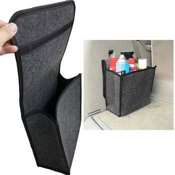 Soft Woolen Felt car trunk organizer 30*16*29cm Car storage box bag fireproof Stowing Tidying package Backseat Storage Bag 
Soft Woolen Felt car trunk organizer 30*16*29cm Car storage box bag fireproof Stowing Tidying package Backseat Storage Bag