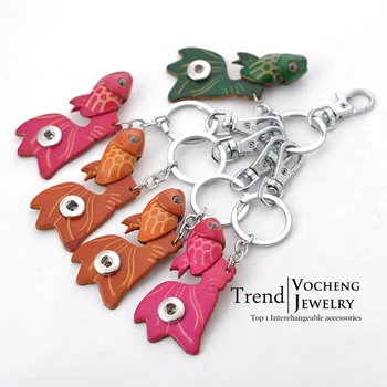 10pcs/lot Mix Colors Randomly Genuine Cow Leather Fish Style Key RIngs 12mm Ginger Snap Key Chains Vb-064*10
10pcs/lot Mix Colors Randomly Genuine Cow Leather Fish Style Key RIngs 12mm Ginger Snap Key Chains Vb-064*10