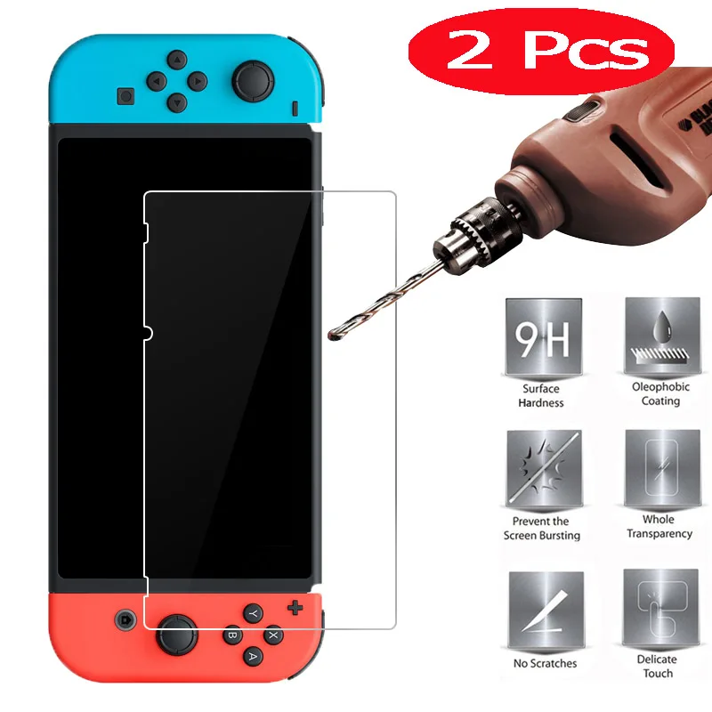 2Pcs MRGO Screen Protector for Nintend Switch Tempered Glass 2.5D 9H Nintend Tempered Glass for Nintendo Switch
2Pcs MRGO Screen Protector for Nintend Switch Tempered Glass 2.5D 9H Nintend Tempered Glass for Nintendo Switch