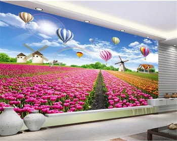 beibehang Customized personality 3d wallpaper mural tulip flower sea hot air balloon idyllic scenery landscape wall wallpaper 3d
beibehang Customized personality 3d wallpaper mural tulip flower sea hot air balloon idyllic scenery landscape wall wallpaper 3d