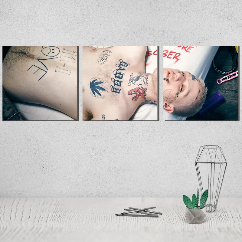 Lil Peep Canvas Painting Poster The Triptych 3 Paintings on The Wall The Triptych Obrazy Thomas Kinkade Prints Art Prints Obrazy
Lil Peep Canvas Painting Poster The Triptych 3 Paintings on The Wall The Triptych Obrazy Thomas Kinkade Prints Art Prints Obrazy