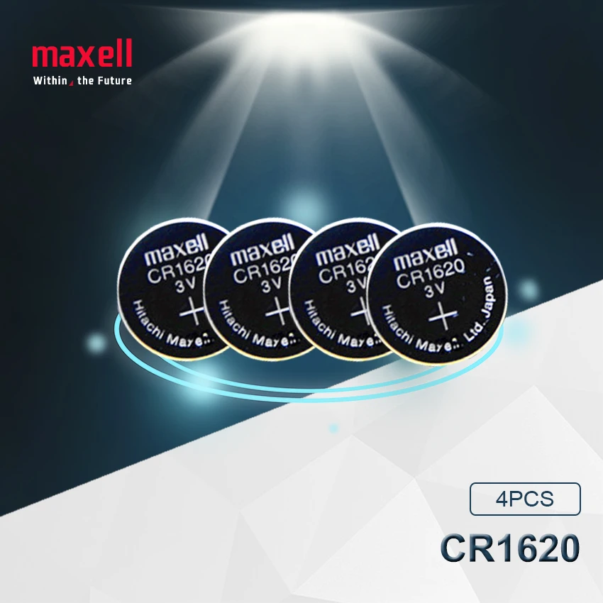 4pc Maxell 100% Original CR1620 Button Cell Battery For Watch Car Remote Key cr 1620 ECR1620 GPCR1620 3v Lithium Battery
4pc Maxell 100% Original CR1620 Button Cell Battery For Watch Car Remote Key cr 1620 ECR1620 GPCR1620 3v Lithium Battery