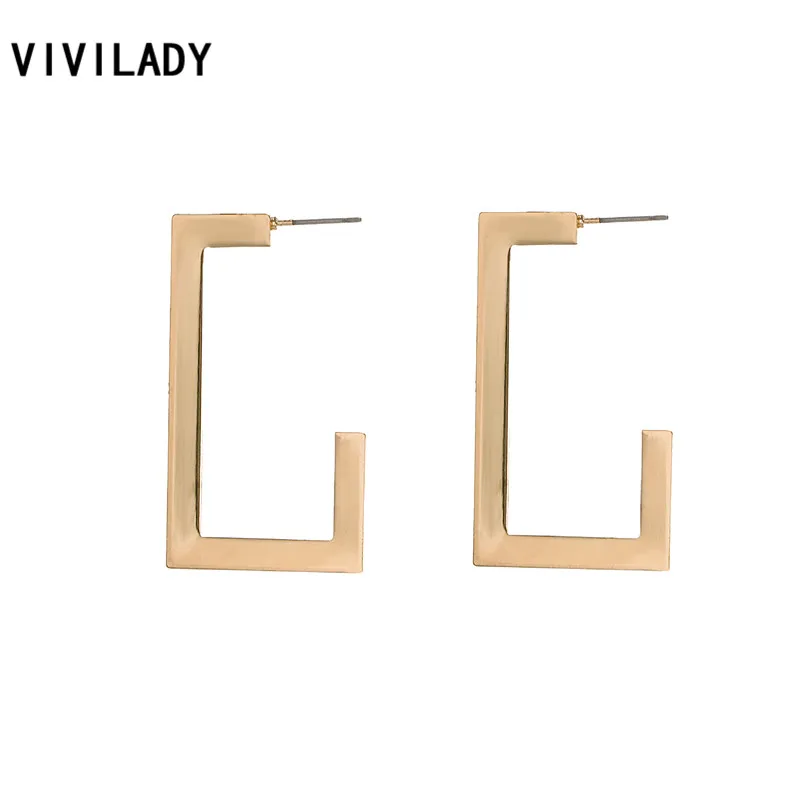 VIVILADY New Tide Minimalist Style Alloy Square Women Drop Earrings Hollow Gold Silver Color OL Major Jewelry Bijoux Brincos
VIVILADY New Tide Minimalist Style Alloy Square Women Drop Earrings Hollow Gold Silver Color OL Major Jewelry Bijoux Brincos