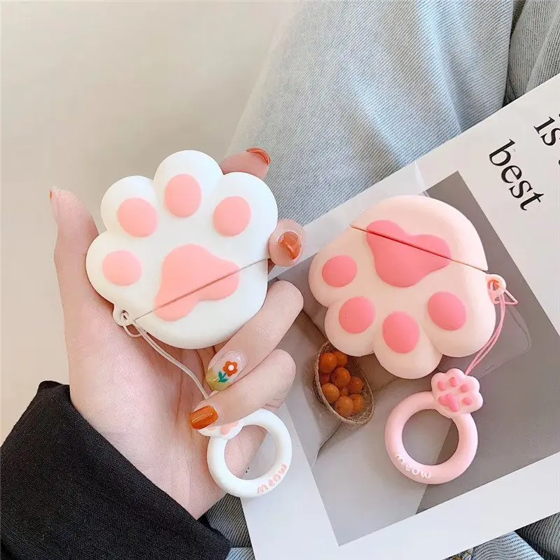 Cute Cat Caw Earphone Cover For Apple AirPods Case Cartoon Silicone Cute Case For AirPods Cover Soft Full Protective Case 
Cute Cat Caw Earphone Cover For Apple AirPods Case Cartoon Silicone Cute Case For AirPods Cover Soft Full Protective Case