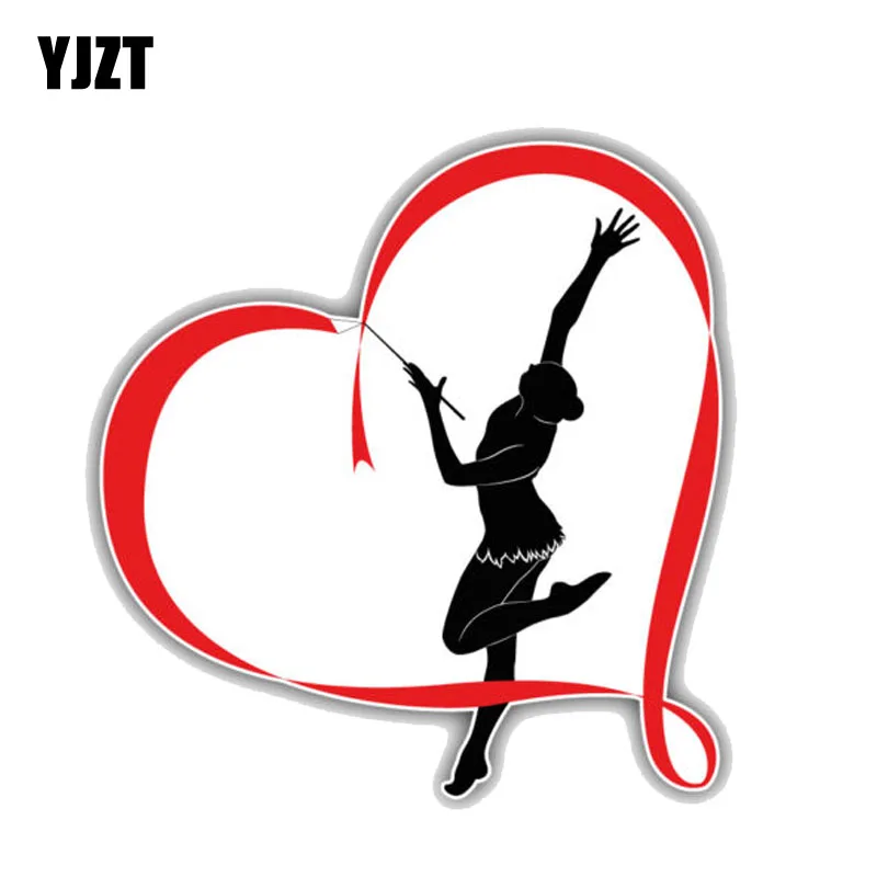 YJZT 11.8CM*12.7CM Interesting Gymnastics Heart PVC Motorcycle Car Sticker 11-00215
YJZT 11.8CM*12.7CM Interesting Gymnastics Heart PVC Motorcycle Car Sticker 11-00215