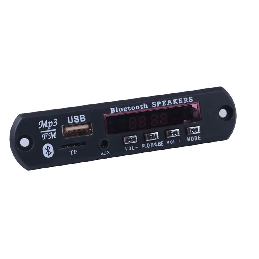 Audio Decoder Board Module MP3 Player LED Bluetooth Call APE FLAC MP3 WMA WAV decoder board FM AUX 3.5MM 12V USB TF FM
Audio Decoder Board Module MP3 Player LED Bluetooth Call APE FLAC MP3 WMA WAV decoder board FM AUX 3.5MM 12V USB TF FM