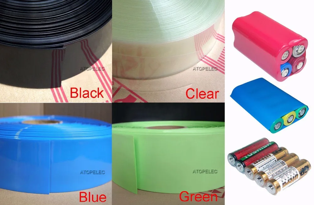 (AA 18650 Battery Wrap) Wide 66MM / Diameter 42MM PVC 2:1 Heat Shrink Tubing 1 Meter
(AA 18650 Battery Wrap) Wide 66MM / Diameter 42MM PVC 2:1 Heat Shrink Tubing 1 Meter