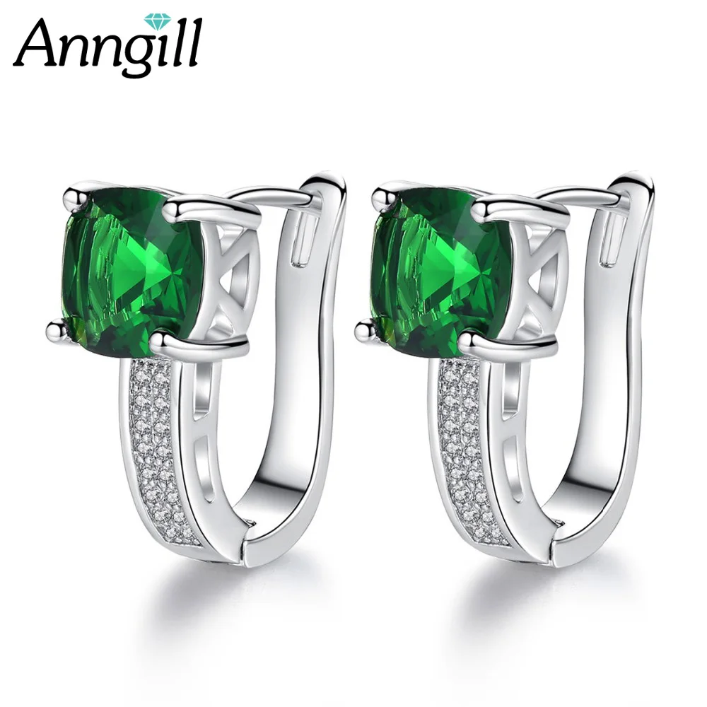 ANNGILL Geometric Zirconia Hoop Earrings For Women White Gold Color Brincos Bijoux Femme Anniversary Party Jewelry Gift
ANNGILL Geometric Zirconia Hoop Earrings For Women White Gold Color Brincos Bijoux Femme Anniversary Party Jewelry Gift