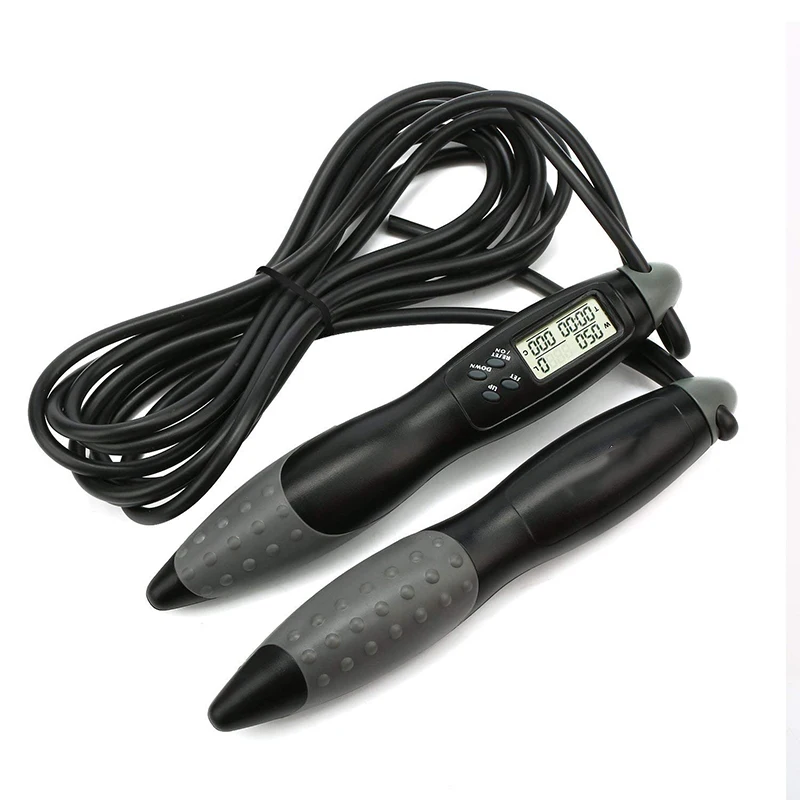 Jump Rope Digital Counting Calorie Counter Fitness Outdoor Sport Skipping Jumping Ropes Crossfit Gym Equipment Training Boxing
Jump Rope Digital Counting Calorie Counter Fitness Outdoor Sport Skipping Jumping Ropes Crossfit Gym Equipment Training Boxing