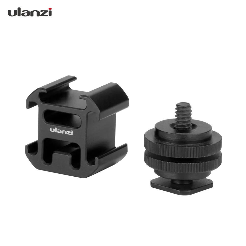 Ulanzi 3 Cold Shoe On-Camera Mount Adapter Extend Port for Canon Nikon Pentax DSLR Camera for Microphone Monitor LED Video Light
Ulanzi 3 Cold Shoe On-Camera Mount Adapter Extend Port for Canon Nikon Pentax DSLR Camera for Microphone Monitor LED Video Light