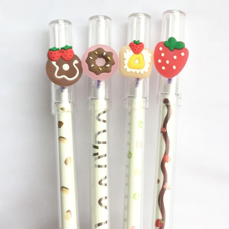 48 pcs/lot Strawberry Doughnuts Erasable Blue Ink Gel Pen Ink Pen Promotional Gift Stationery School & Office Supply
48 pcs/lot Strawberry Doughnuts Erasable Blue Ink Gel Pen Ink Pen Promotional Gift Stationery School & Office Supply