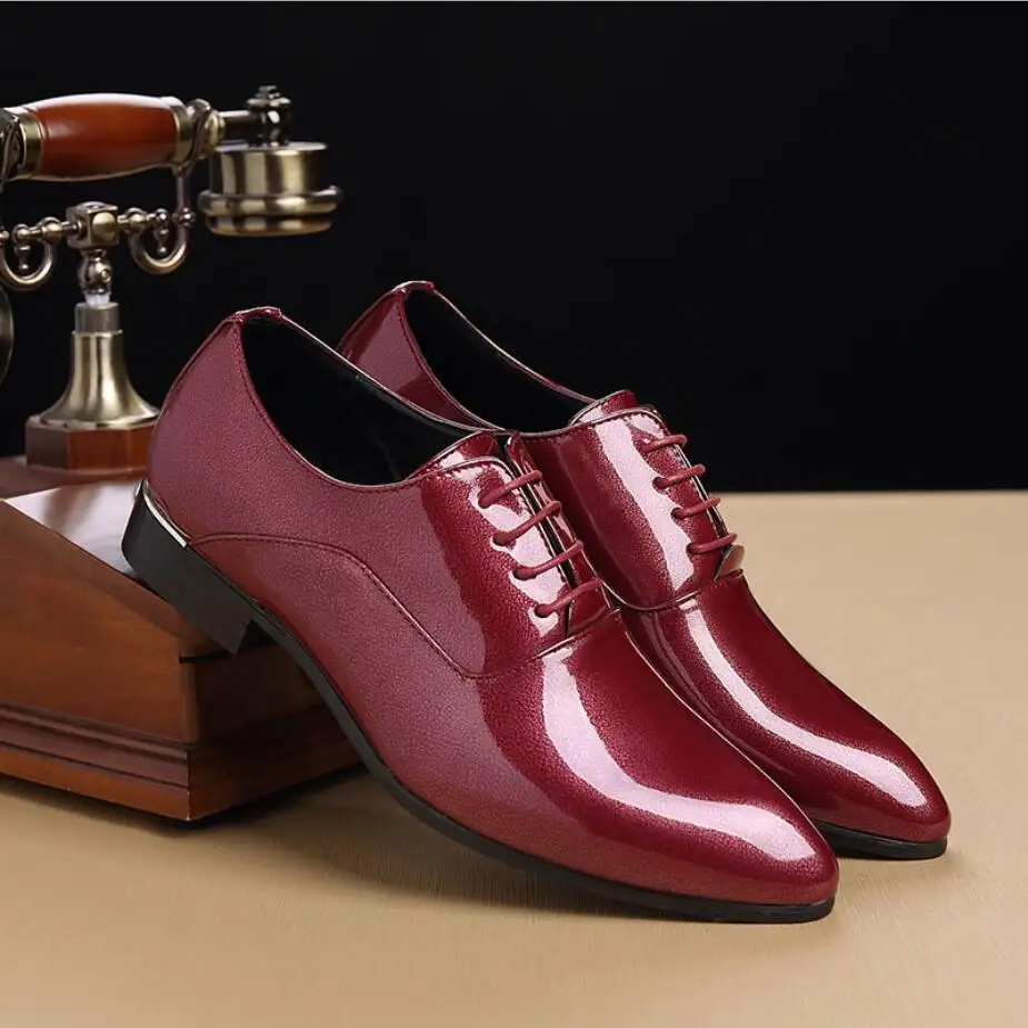 Mens Casual Shoes' Oxfords Shoe Wedding Men Lace-up Office Casual Leather Shoes Mens Formal Men Casual Shoes Red Plus Size 48 12
Mens Casual Shoes' Oxfords Shoe Wedding Men Lace-up Office Casual Leather Shoes Mens Formal Men Casual Shoes Red Plus Size 48 12