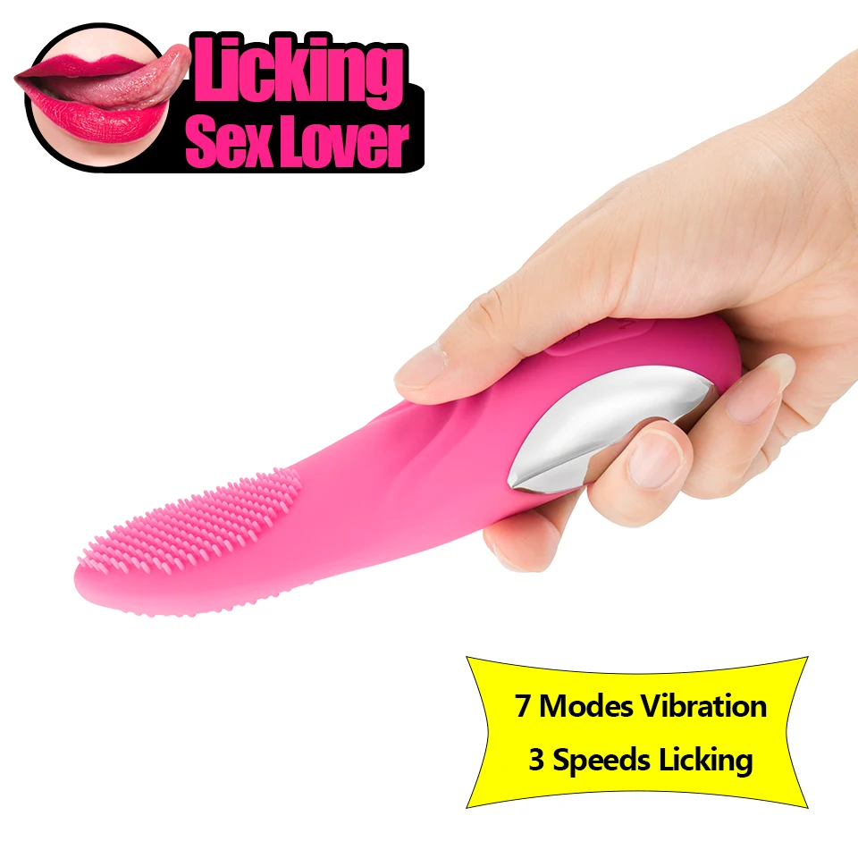 Licking Tongue Vibrator Oral Sex Lover Blowjob Dildo Vibrators for Women Masturbator G Spot Stimulator Sex Toys for Woman