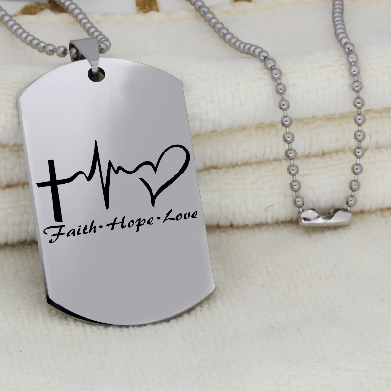 Stainless Steel Inspirational Awareness Pendant Necklace FAITH HOPE LOVE Inspirational Jewelry Gift Drop Shipping YLQ6168
Stainless Steel Inspirational Awareness Pendant Necklace FAITH HOPE LOVE Inspirational Jewelry Gift Drop Shipping YLQ6168
