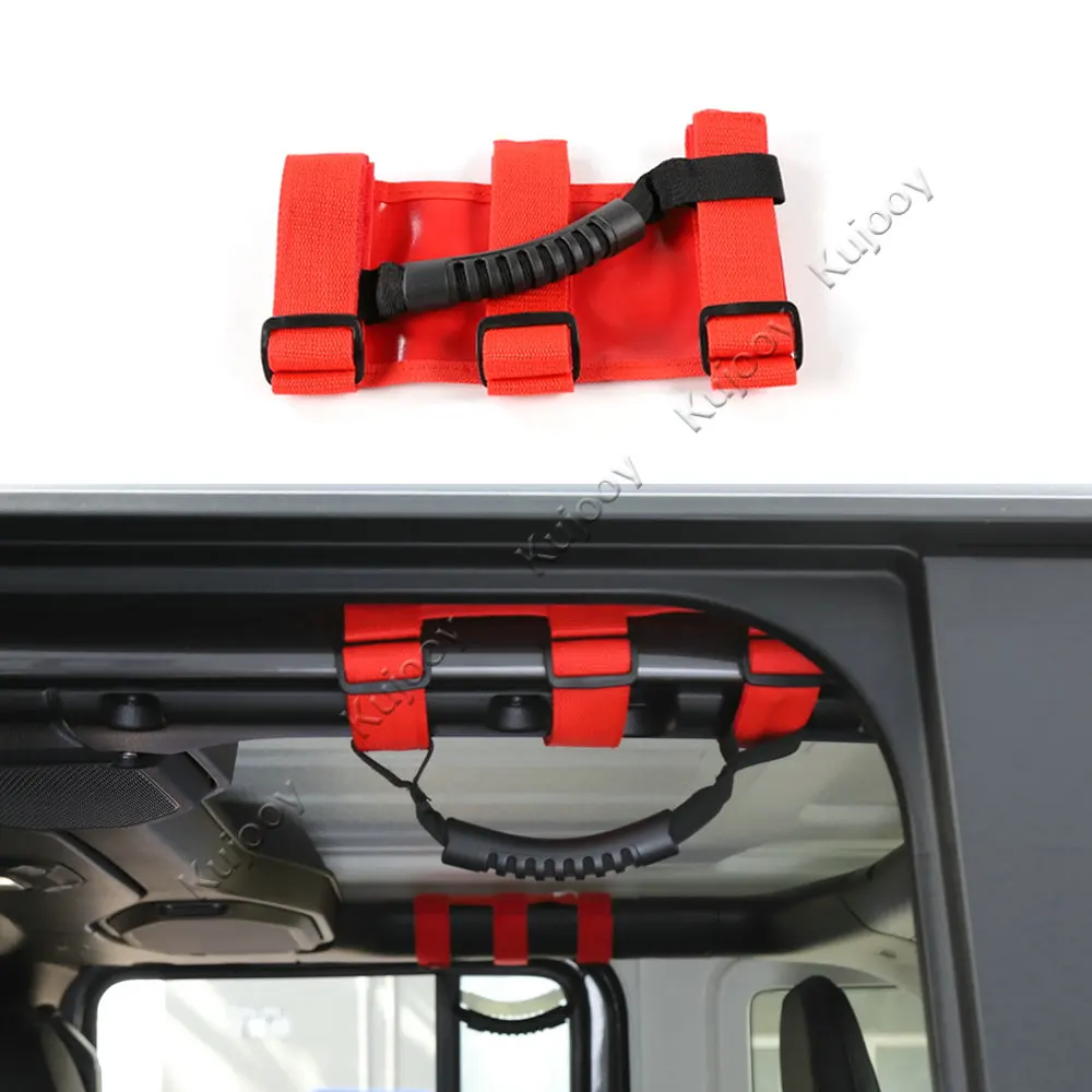 Oxford Fabric Car Interior Armrest Roll Bar Mount Side Grab Handle For Jeep Wrangler JL 2018 Up Car Styling
Oxford Fabric Car Interior Armrest Roll Bar Mount Side Grab Handle For Jeep Wrangler JL 2018 Up Car Styling