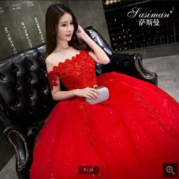 Vestidos De Novia ball gown red wedding dress off the shoulder short sleeve wedding gowns beading sequined formal bride dresses
Vestidos De Novia ball gown red wedding dress off the shoulder short sleeve wedding gowns beading sequined formal bride dresses