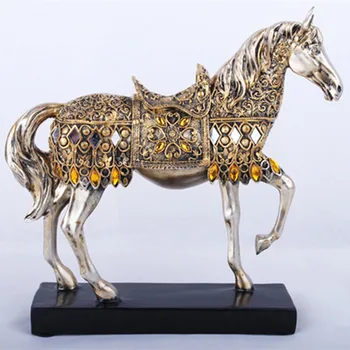 1PC Classical Artificial Gold War Horse Home Decoration Statues,House Ornament Resin Crafts Golden Horse for Business Gift
1PC Classical Artificial Gold War Horse Home Decoration Statues,House Ornament Resin Crafts Golden Horse for Business Gift