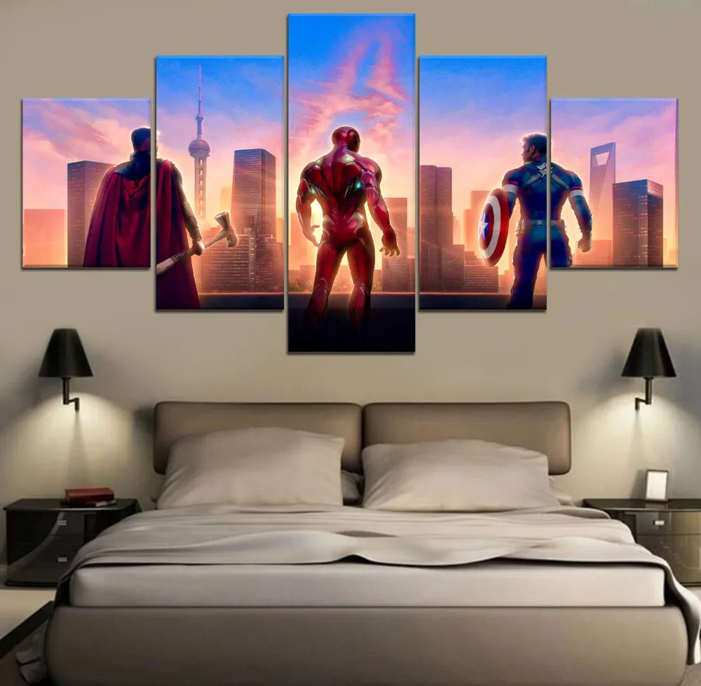 Modern Canvas Wall Art Canvas Wall Art Painting Avengers Endgame Movie 5 Piece Canvas HD Print Painting For Living Room Artwork
Modern Canvas Wall Art Canvas Wall Art Painting Avengers Endgame Movie 5 Piece Canvas HD Print Painting For Living Room Artwork