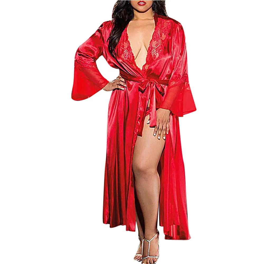 sleep wear transparent Lace V-Neck Long Sexy Erotic Nightdress Women Night Gowns Open Crotch Sleepwear Maxi Night Dress Lingerie
sleep wear transparent Lace V-Neck Long Sexy Erotic Nightdress Women Night Gowns Open Crotch Sleepwear Maxi Night Dress Lingerie