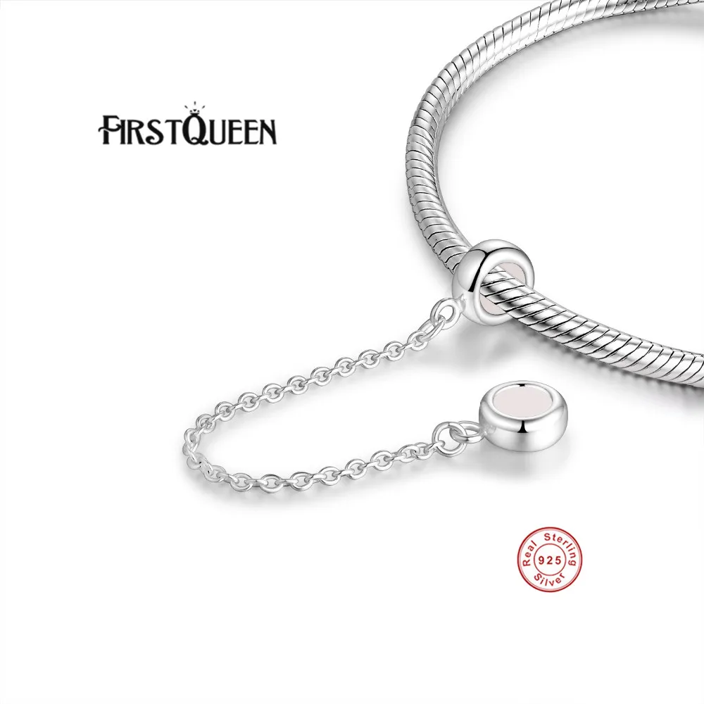 FirstQueen Solid Silver 925 Safty Chain Stopper With Silicon Beads Fits Most Popular Original Bracelet Silver Charms
FirstQueen Solid Silver 925 Safty Chain Stopper With Silicon Beads Fits Most Popular Original Bracelet Silver Charms