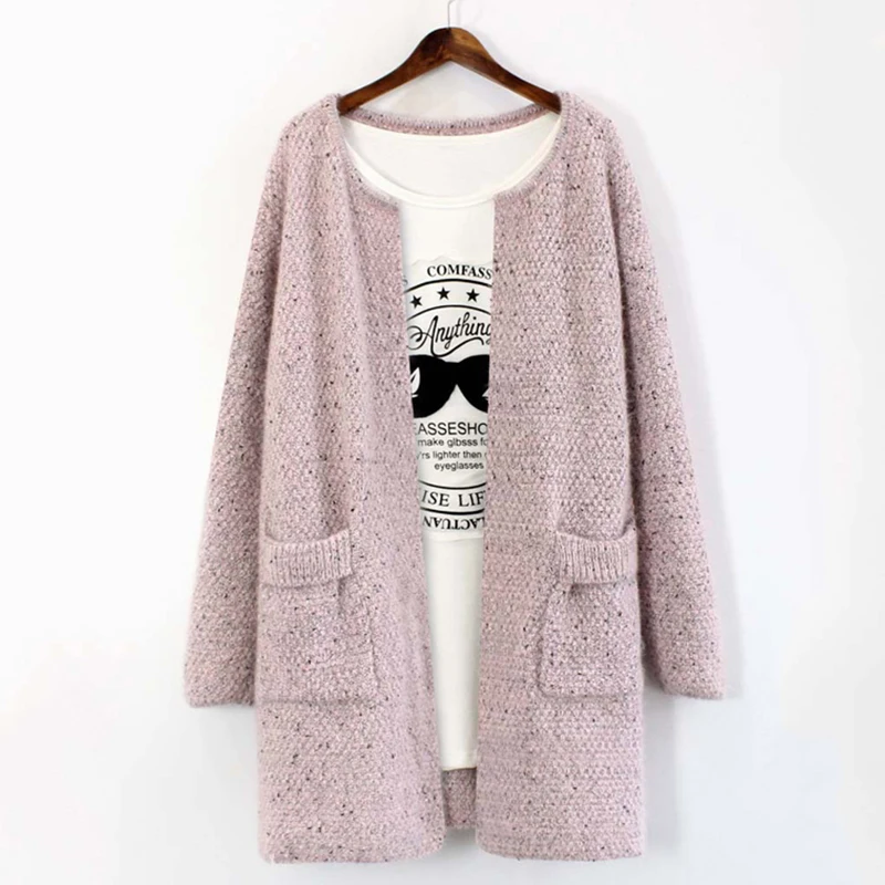 Women Autumn Outwear Cardigan Knitted Female Open Stitch 2019 4 Colors Long Sleeve Ladies Cardigans Sweater
Women Autumn Outwear Cardigan Knitted Female Open Stitch 2019 4 Colors Long Sleeve Ladies Cardigans Sweater
