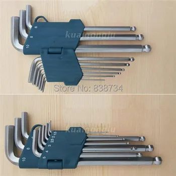 9pcs/set steel with matte chrome plated extra long hex key ball end set allen key 1.5-10mm Wrench Tool Handle
9pcs/set steel with matte chrome plated extra long hex key ball end set allen key 1.5-10mm Wrench Tool Handle