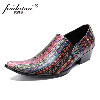 Plus Size Luxury Pointed Toe High Heels Man Formal Dress Loafers Genuine Leather Slip on National Wind Men's Party Shoes SL288
Plus Size Luxury Pointed Toe High Heels Man Formal Dress Loafers Genuine Leather Slip on National Wind Men's Party Shoes SL288