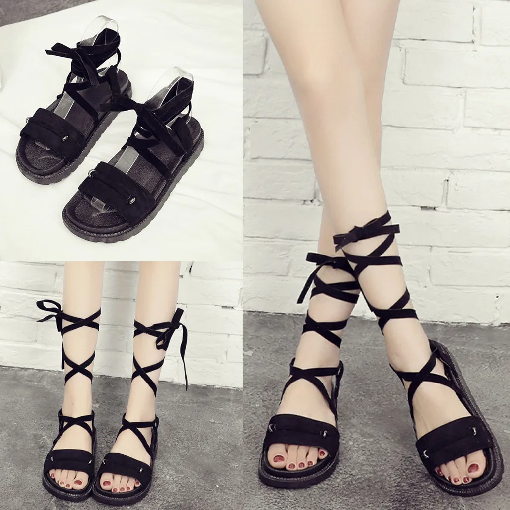 Fashion Women' Sandals Summer Female Sexy Open Toe Flat Shoes Thick Bottom Cross-Strap Catty Ear Ladies Sandles Beach Shoes 50#
Fashion Women' Sandals Summer Female Sexy Open Toe Flat Shoes Thick Bottom Cross-Strap Catty Ear Ladies Sandles Beach Shoes 50#