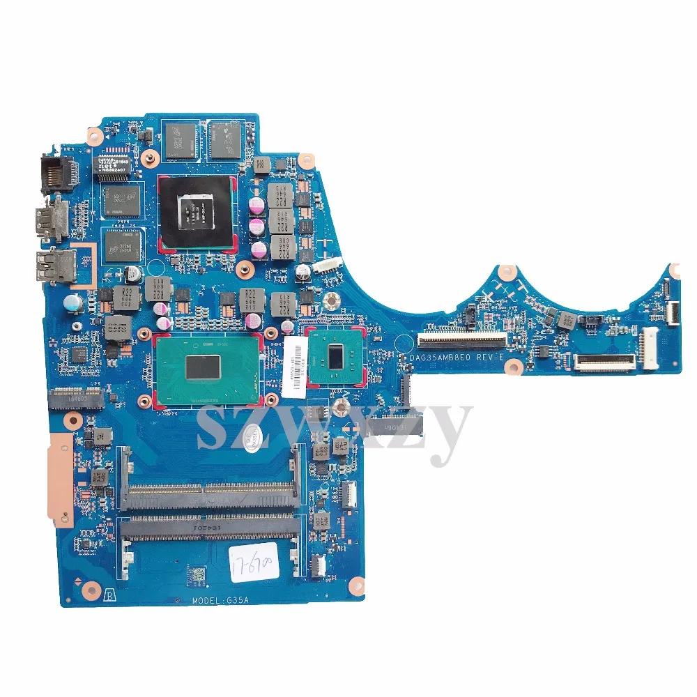 856678-601 For HP 15-AX Laptop Motherboard With SR2FQ i7-6700HQ Processor GTX 960M 4GB GPU DAG35AMB8E0
856678-601 For HP 15-AX Laptop Motherboard With SR2FQ i7-6700HQ Processor GTX 960M 4GB GPU DAG35AMB8E0