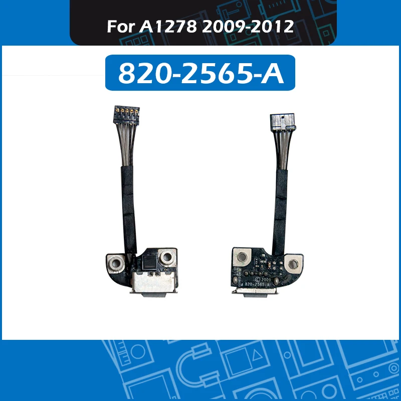 A1278 DC-IN Power Jack Audio Board 820-2565-A for MacBook Pro 13" Unibody A1278 DC Jack 2009 2010 2011 2012 Year
A1278 DC-IN Power Jack Audio Board 820-2565-A for MacBook Pro 13" Unibody A1278 DC Jack 2009 2010 2011 2012 Year