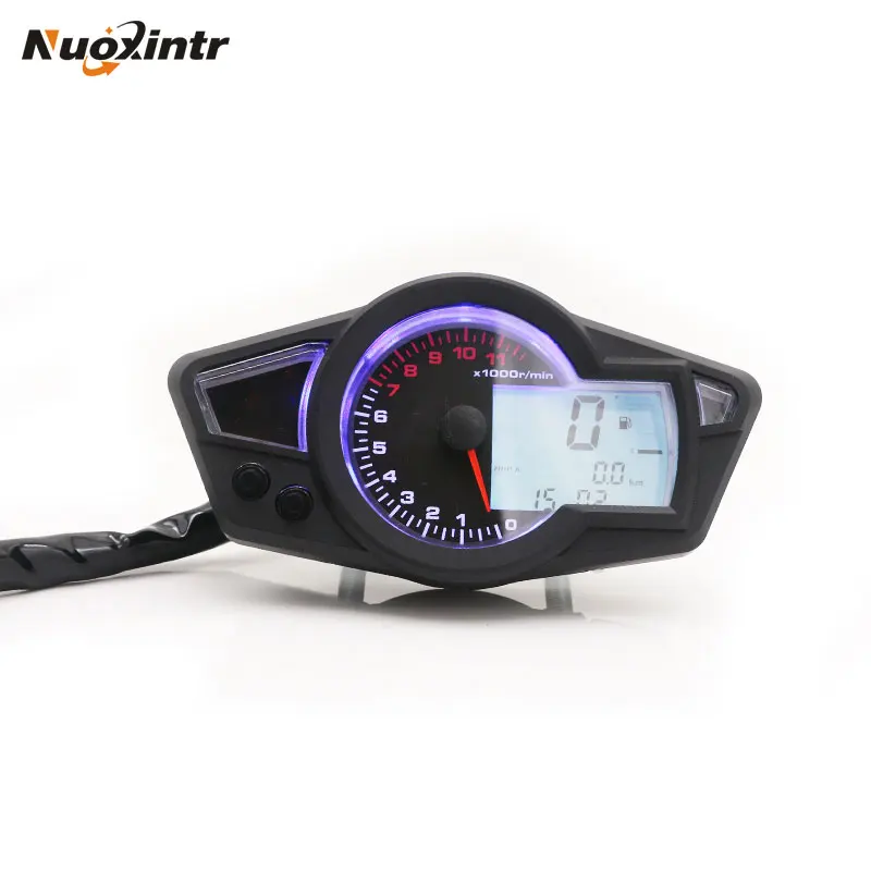 Nuoxintr Digital Motorcycle Speedometer Odometer Speed LCD Screen Motorcycle Tachometer for 2&4 Cylinders
Nuoxintr Digital Motorcycle Speedometer Odometer Speed LCD Screen Motorcycle Tachometer for 2&4 Cylinders