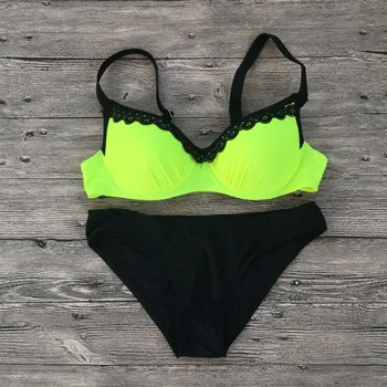 Women Swimwear 2019 Neon Yellow Micro Bikini Sexy Thong Swimsuit Female Push Up Bikini Set Bather Lace Bathing Suit Swimming
Women Swimwear 2019 Neon Yellow Micro Bikini Sexy Thong Swimsuit Female Push Up Bikini Set Bather Lace Bathing Suit Swimming