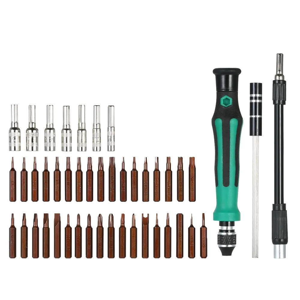 Multi-functional DIY 45 in 1 Magnetic Screwdriver Set CR-V Bits Screw driver Repair Tool Kit Electronic Maintenance
Multi-functional DIY 45 in 1 Magnetic Screwdriver Set CR-V Bits Screw driver Repair Tool Kit Electronic Maintenance