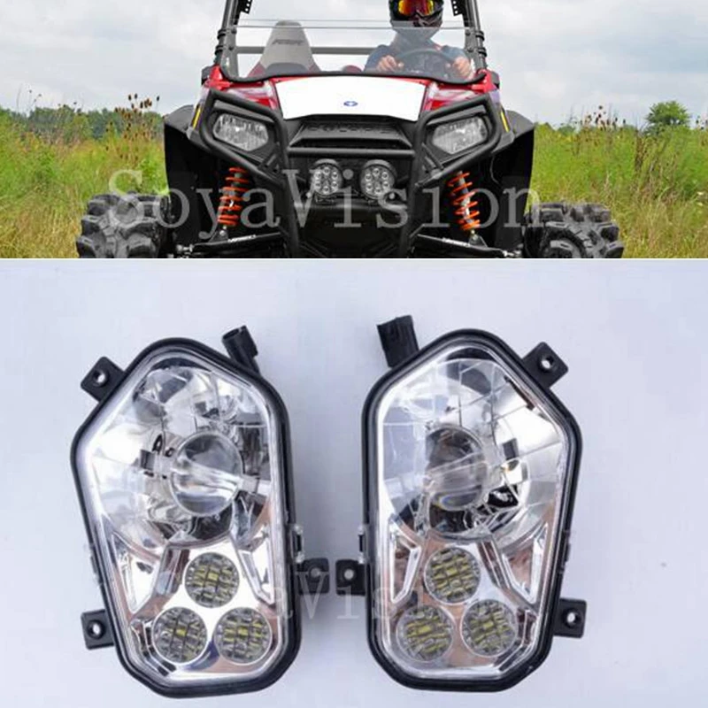 Pair ATV UTV Light Accessories Projector Headlight for Sportsman LED Headlight Kit Polaris Ranger Side X Sides
Pair ATV UTV Light Accessories Projector Headlight for Sportsman LED Headlight Kit Polaris Ranger Side X Sides