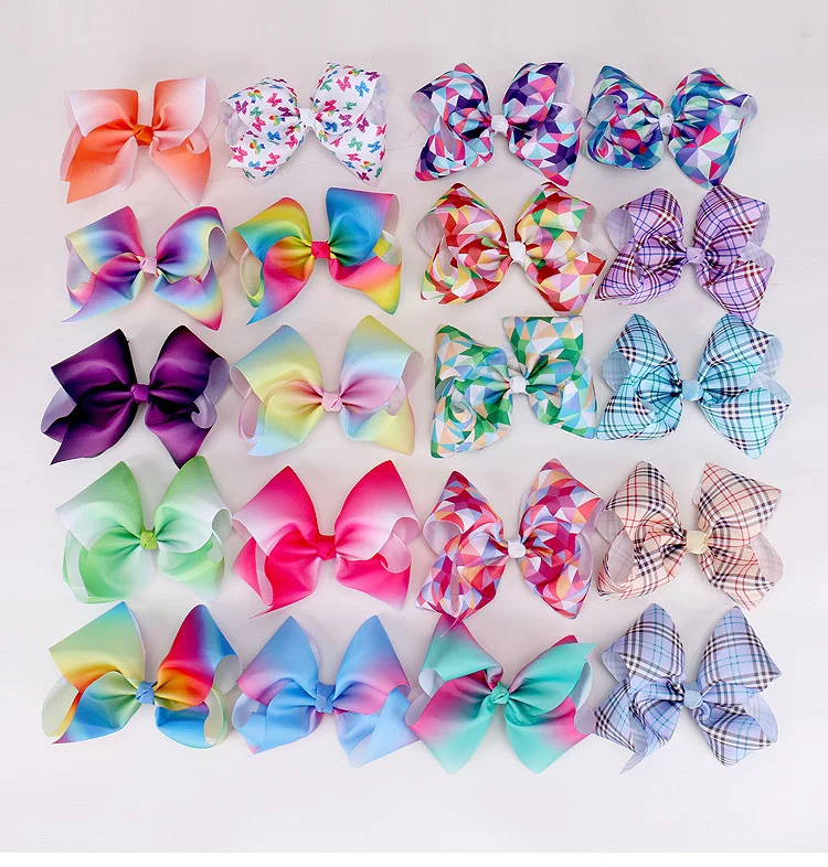 MengNa 7" JOJO BOW,Ribbon Hair Bow with Clips Rainbow Hair Bow Kids Girls Hair Accessories 20pc/lot
MengNa 7" JOJO BOW,Ribbon Hair Bow with Clips Rainbow Hair Bow Kids Girls Hair Accessories 20pc/lot