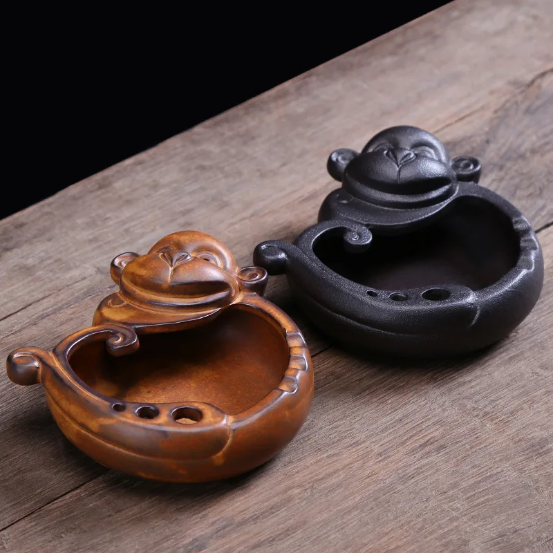 Home Decor Ceramics Vintage Ashtray Round Ash Tray Holder Cigarette Ash Storage Monkey Ashtray Ornaments Smoking Accessories
Home Decor Ceramics Vintage Ashtray Round Ash Tray Holder Cigarette Ash Storage Monkey Ashtray Ornaments Smoking Accessories