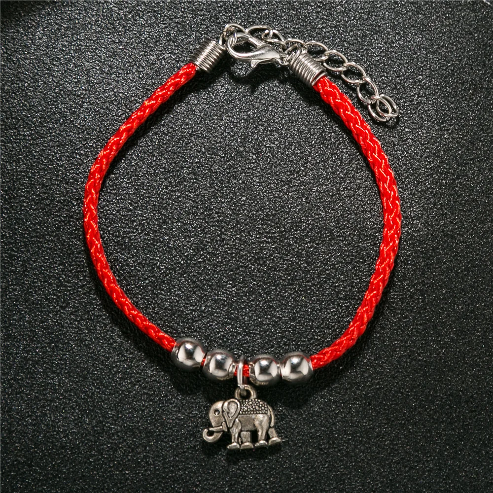 LINDAJOUX Vintage Elephant Red Thread Amulet String Retro Chain Bracelets For Women With ExtenFriendship Rope Bracelet
LINDAJOUX Vintage Elephant Red Thread Amulet String Retro Chain Bracelets For Women With ExtenFriendship Rope Bracelet