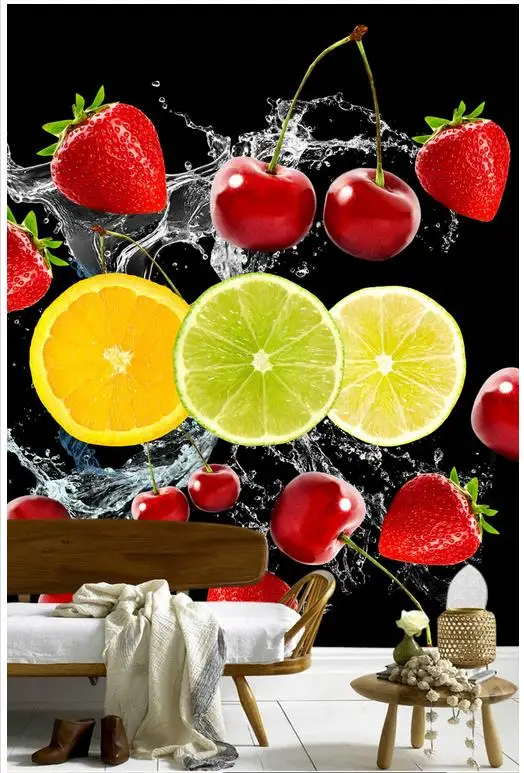 Custom photo wallpaper 3d wall mural wallpaper HD spray fruit strawberry cherry fruit mural 3d wallpaper for living room decor
Custom photo wallpaper 3d wall mural wallpaper HD spray fruit strawberry cherry fruit mural 3d wallpaper for living room decor