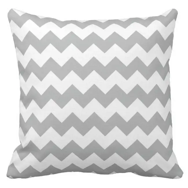 Modern White Grey Chevron Zigzag Cushion Cover Silver Grey Throw Pillow Case Fashion Elegant Geometric Sofa Room Decor Gift 18"
Modern White Grey Chevron Zigzag Cushion Cover Silver Grey Throw Pillow Case Fashion Elegant Geometric Sofa Room Decor Gift 18"