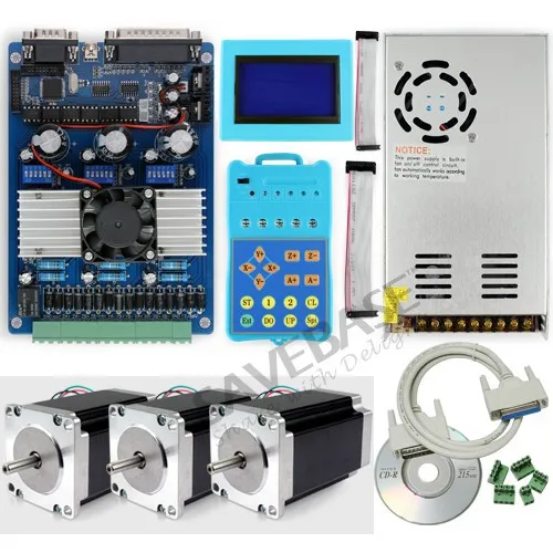 SAVEBASE Upgraded Smooth CNC Standard 3Axis TB6560 Driver Set & 2.1Nm Nema 23 Motor & PSU
SAVEBASE Upgraded Smooth CNC Standard 3Axis TB6560 Driver Set & 2.1Nm Nema 23 Motor & PSU