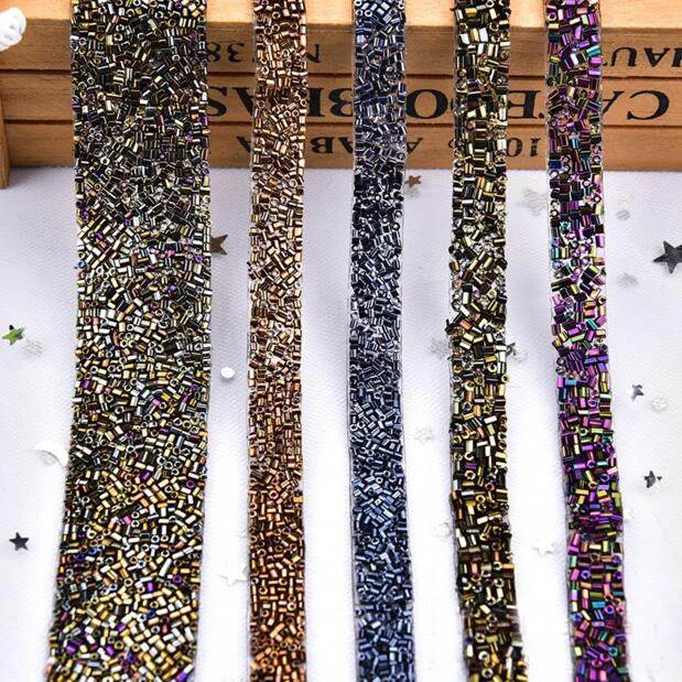 10Meters Beaded Lace Trim DIY Sewing On Iron On HotFix Ribbon For Wedding Dress Garment Collar Neckline Accessories Decoration
10Meters Beaded Lace Trim DIY Sewing On Iron On HotFix Ribbon For Wedding Dress Garment Collar Neckline Accessories Decoration