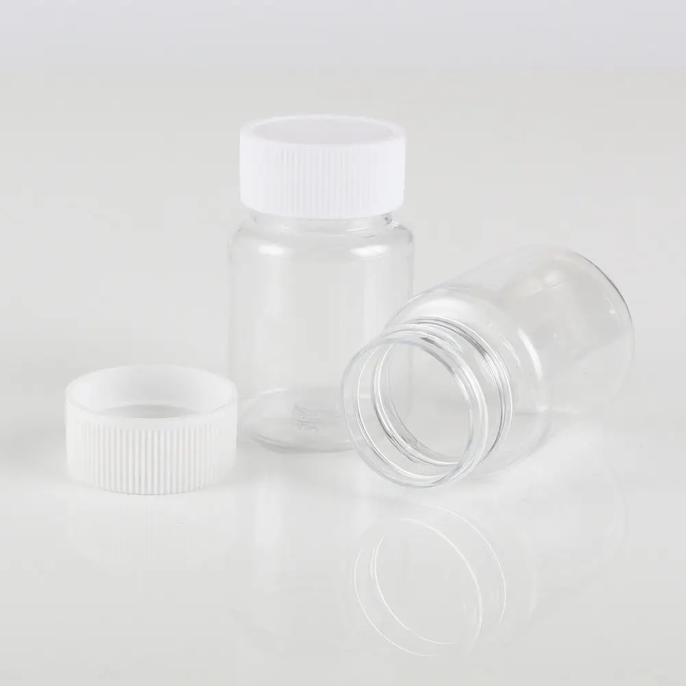 Lots 20Pcs 15ml/20ml/30ml/60ml Transparent Plastic PET Refillable Seal Bottles Vials Reagent store Container Plastic Screw cap
Lots 20Pcs 15ml/20ml/30ml/60ml Transparent Plastic PET Refillable Seal Bottles Vials Reagent store Container Plastic Screw cap