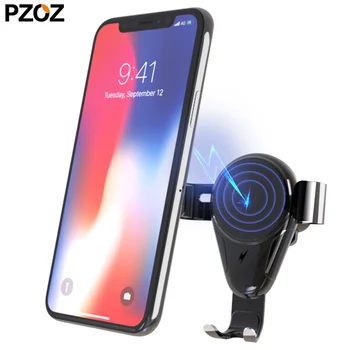 PZOZ qi wireless car charger mount Supports for iphone x 8 samsung s9 s8 fast charging gravity car phone holder Stand mobile
PZOZ qi wireless car charger mount Supports for iphone x 8 samsung s9 s8 fast charging gravity car phone holder Stand mobile