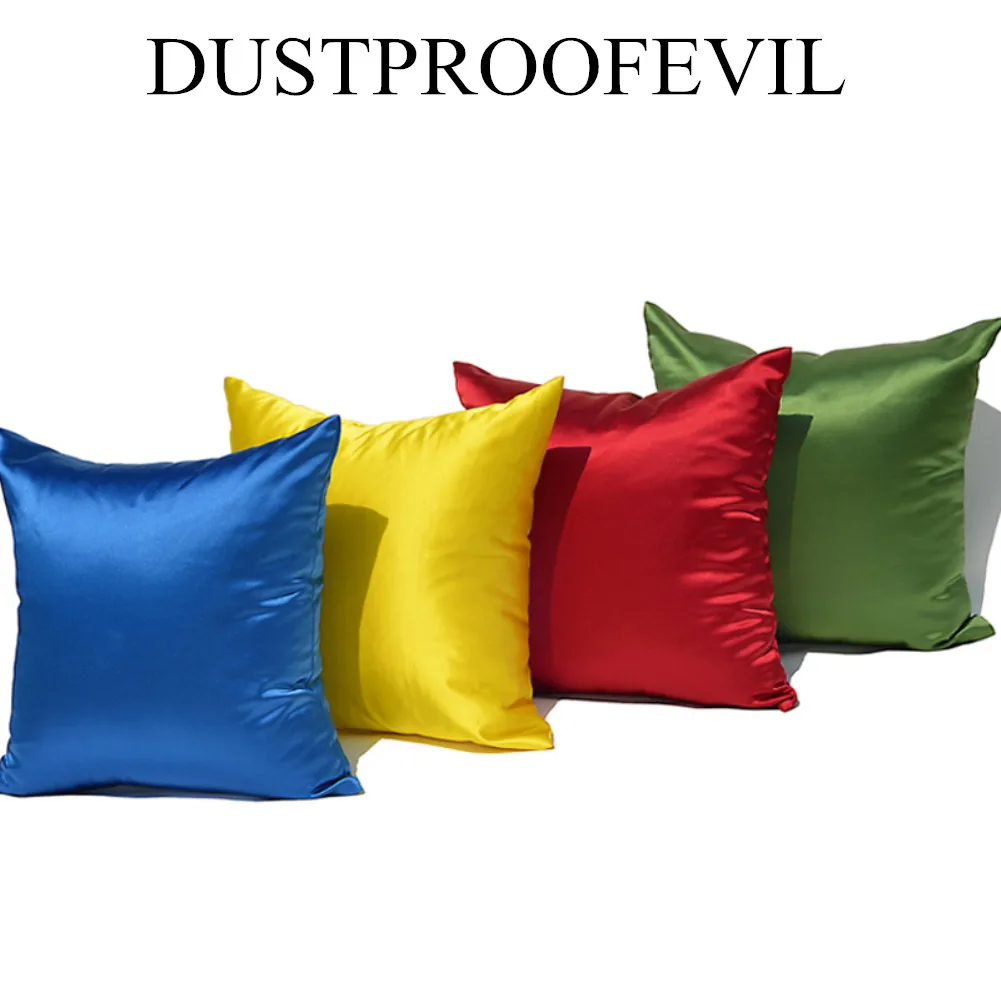 45*45 cm Silk Pillowcase Solid Color Cushion Cover Sofa Cushion Car Case Pillowcase Decor Pillows cojines decorativos para sofa
45*45 cm Silk Pillowcase Solid Color Cushion Cover Sofa Cushion Car Case Pillowcase Decor Pillows cojines decorativos para sofa