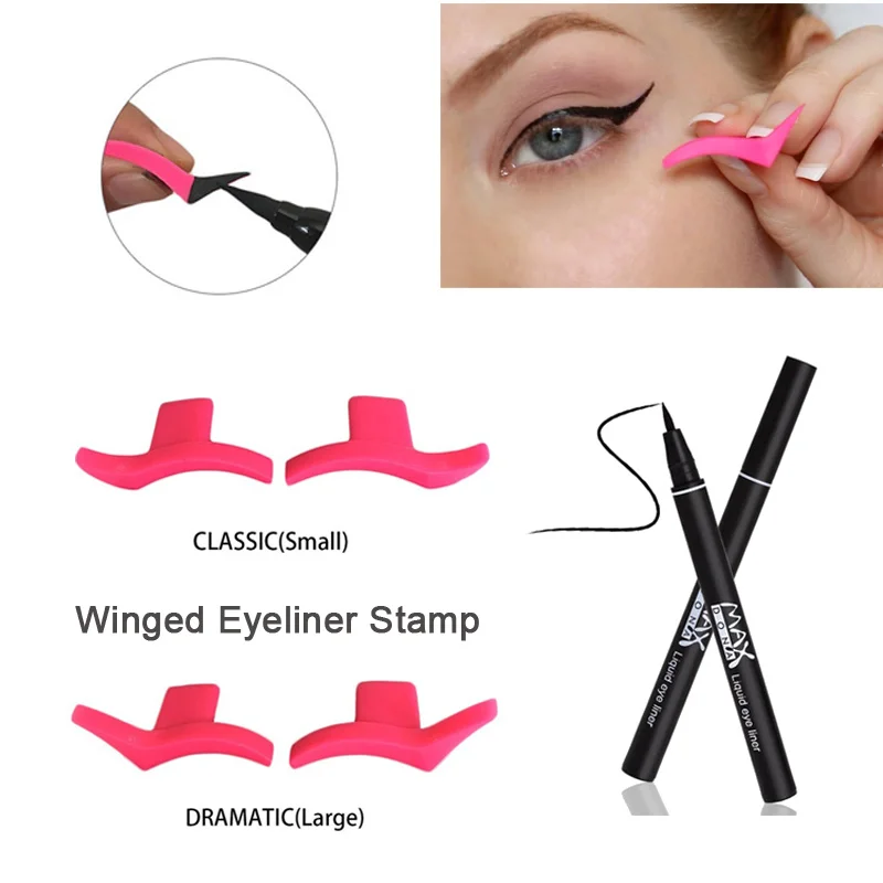 

Classic Winged eyeliner Stamp Dramatic Eyeliner Stencil Make up Eyeliner Pen Set Wing Eyes Template Beauty Tool Cosmetic
