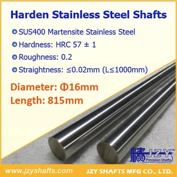 Dia 16mm L815mm 3pcs/lot sus400 stainless round bar hard guide shaft linear round rod high straightness cnc part HRC 57 durable
Dia 16mm L815mm 3pcs/lot sus400 stainless round bar hard guide shaft linear round rod high straightness cnc part HRC 57 durable