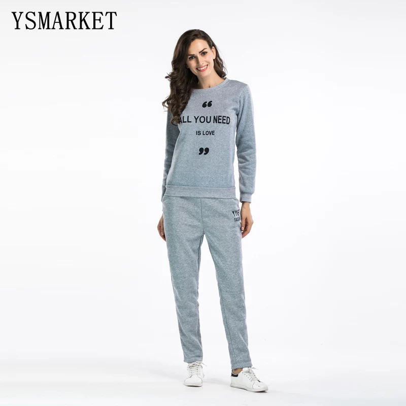 2018 Women 2 piece clothing set casual fashion Printed Long Sleeve sweatshirt+ long pants tracksuit A0177
2018 Women 2 piece clothing set casual fashion Printed Long Sleeve sweatshirt+ long pants tracksuit A0177
