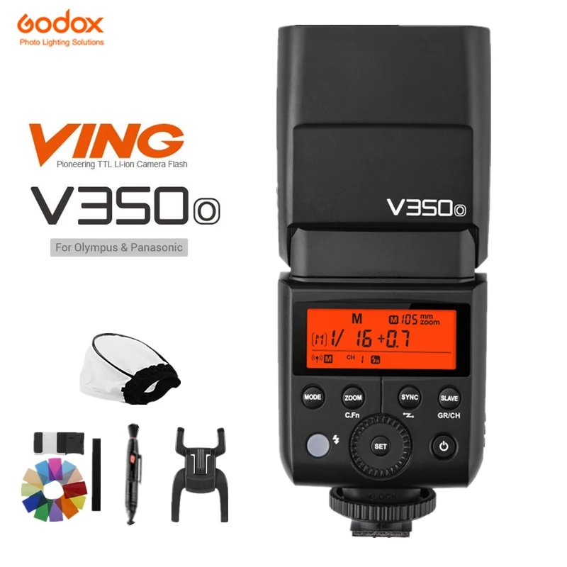 In stock Free DHL GODOX Mini V350O TTL HSS 1/8000s GN36 2.4G Wireless Li-ion Flash Speedlite For Olympus Panasonic Lumix Camera
In stock Free DHL GODOX Mini V350O TTL HSS 1/8000s GN36 2.4G Wireless Li-ion Flash Speedlite For Olympus Panasonic Lumix Camera