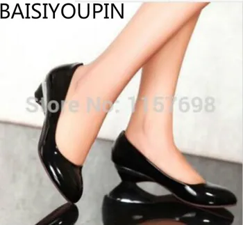 2018 The New Women'sshoes Low-heeled Shoes Single Shoes Work Shoes Wedges Elegant and Generous Wedding Shoes Custom 32--48
2018 The New Women'sshoes Low-heeled Shoes Single Shoes Work Shoes Wedges Elegant and Generous Wedding Shoes Custom 32--48