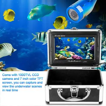 7 Inch HD 1000TVL Underwater Fishing Video Camera Kit TFT Display Screen Aluminum Case CMOS LEDs Video Fish Finder Camera
7 Inch HD 1000TVL Underwater Fishing Video Camera Kit TFT Display Screen Aluminum Case CMOS LEDs Video Fish Finder Camera